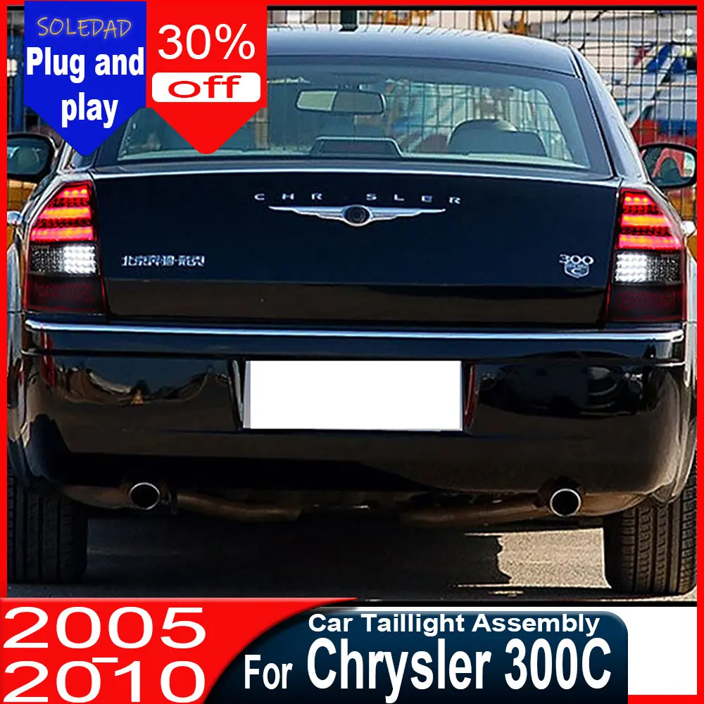 For chrysler 300c 2005 2006 2007 2008 2009 2010 Car Tail Lamp Rear Lamp Accessories Modified LED Tail Light Taillamp