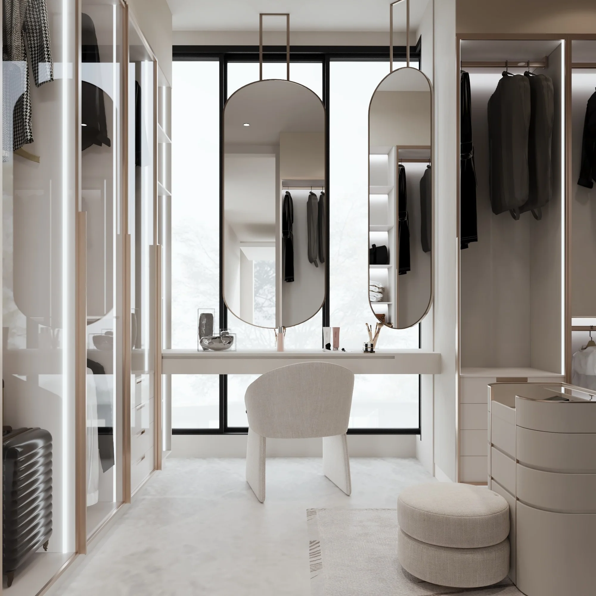 Modern Bedroom Customization Service Bespoke Wardrobe Layout Premium Eco-Friendly Wood Storage Cabinets Personalized Apartment