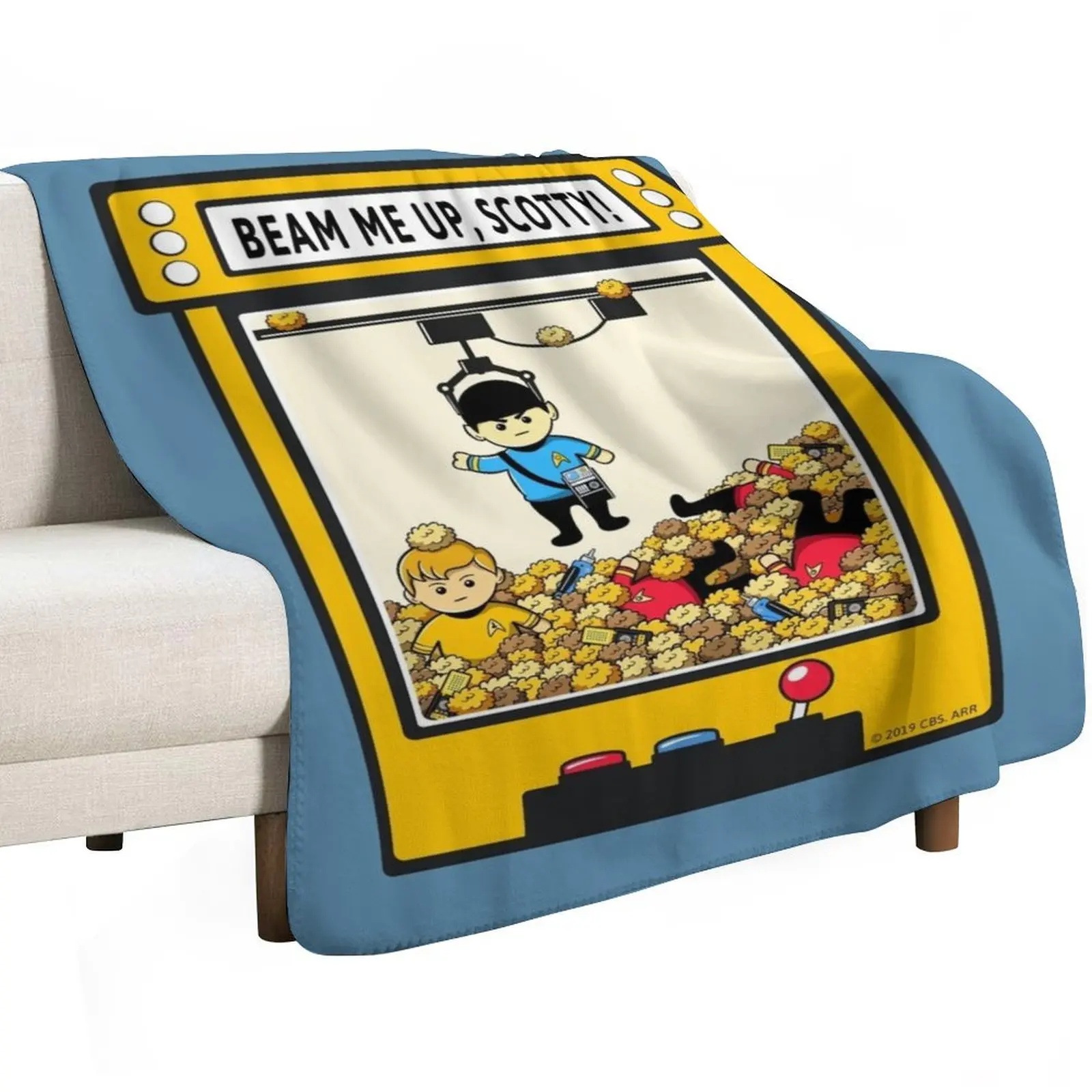 Beam me up, Scotty Throw Blanket Luxury Thicken heavy to sleep Thermal cosplay anime halloween Heavy Blankets