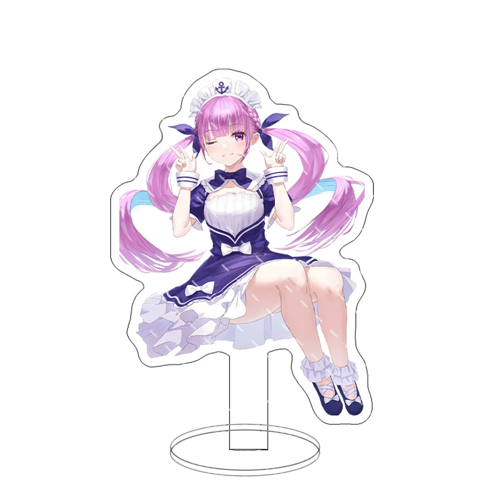 Hot Kawaii Virtual Anime Hololive Acrylic Figures Shirakami Fubuki Natsuiro Matsuri Acrylic Stand  Model Plate Desk Decor