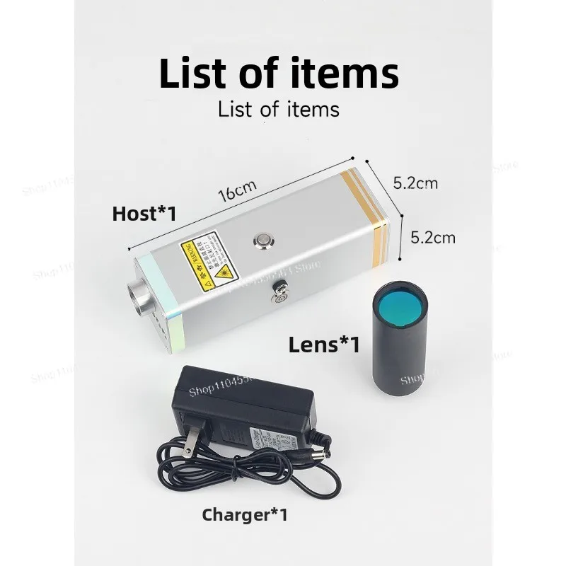 مبيد الحشرات بالليزر المحمول بقدرة 120 وات - مولد ليزر بمصدر مضخة طويل المدى بطول 12 مترًا #5
