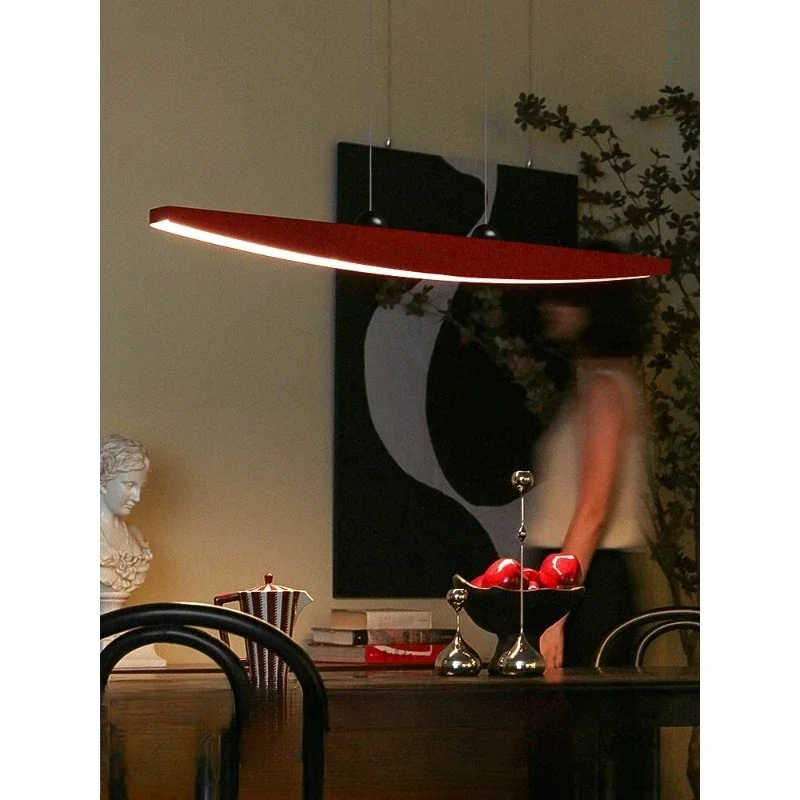 Simple one-word strip medieval study restaurant bar chandelier