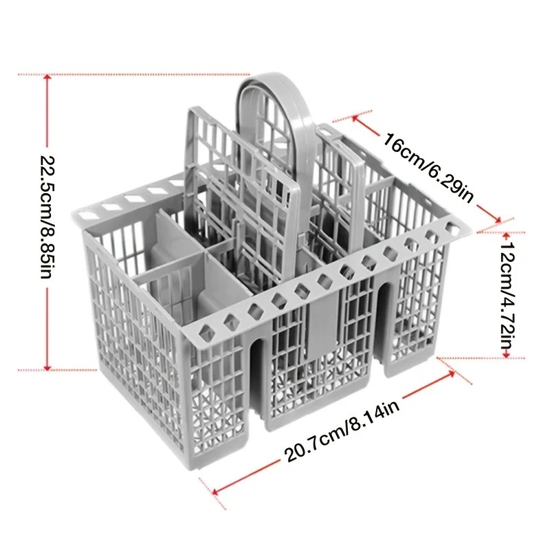 Dishwasher Basket Universal Cutlery Basket Storage Box for Bauknecht Whirlpool Indesit Hotpoint Dish Washer