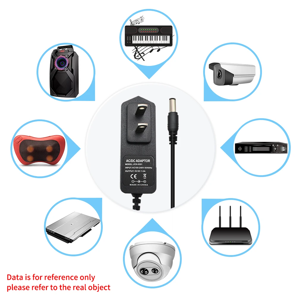 Universal Adapter AC DC 220V 110V TO 3V 4.5V 5V 8V 8.5V 9V 12V 13V 1A Power Supply Source LED Driver Lighting Transformer