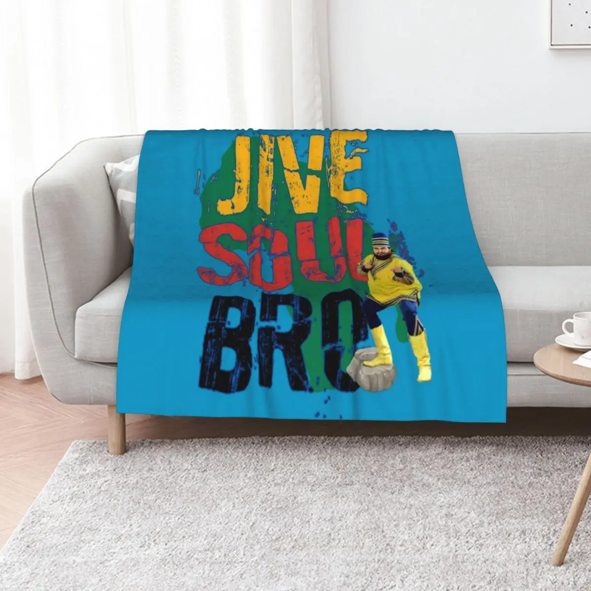 Jive Soul Bro Shirt Throw Blanket Softest Single For Decorative Sofa Soft Big Blankets For Baby Furry Blankets