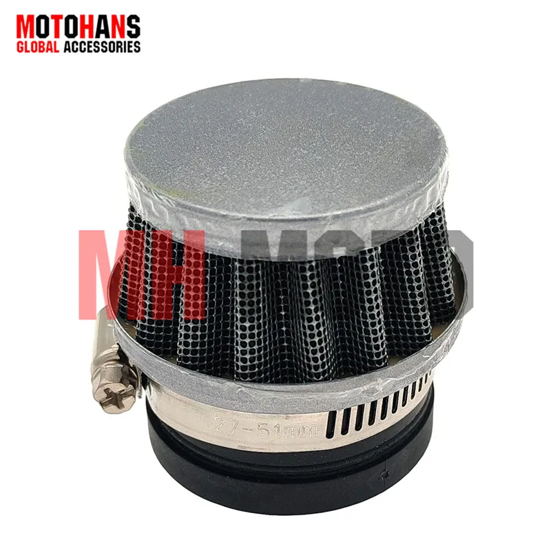 MOTORCYCLE RACING AIR FILTER AIR CLEANER WITH 42MM BORE TOTAL HEIGHT 50MM FOR POCKET BIKE MINI BOKE