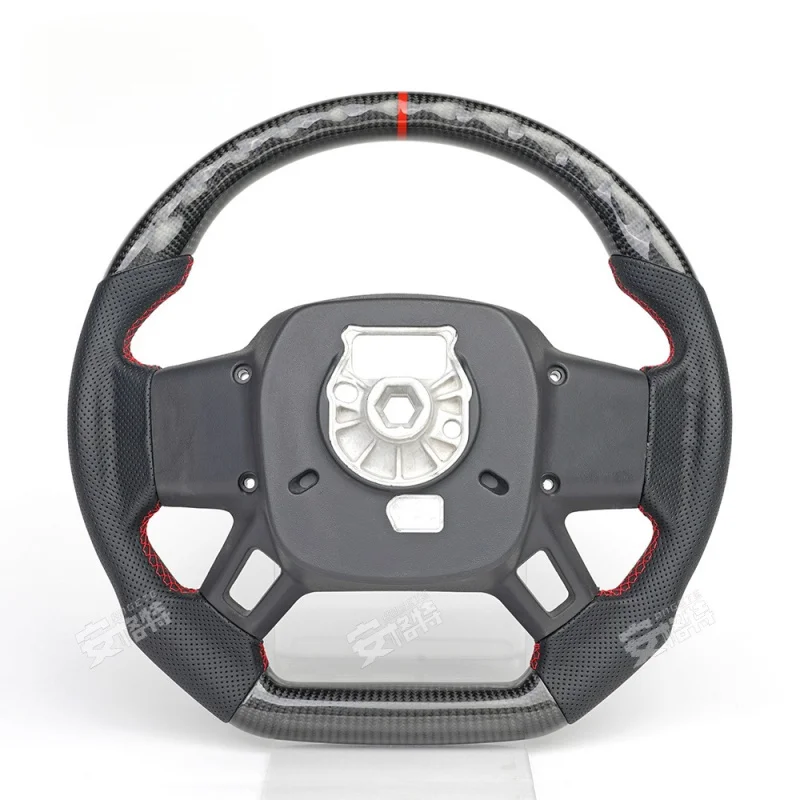 

For Land Rover Defender 90/110/130 (2020-2025) High-End Sport Carbon Fiber Modified Steering Wheel