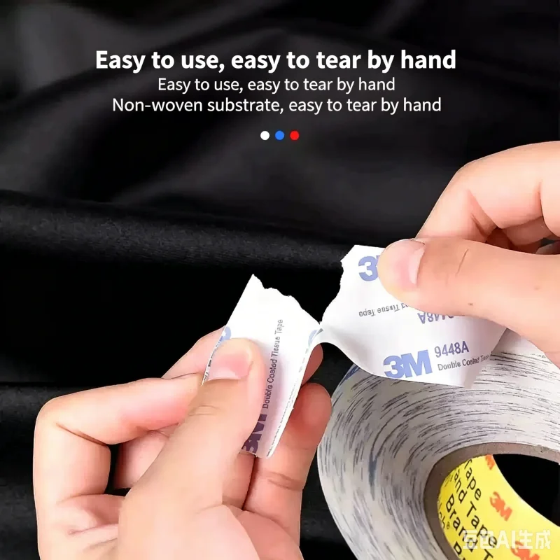 3M 9448A Double Sided Tape High Viscosity Strong Traceless Adhesive High-temperature Ultra-thin Waterproof Residue-free Tape view 4