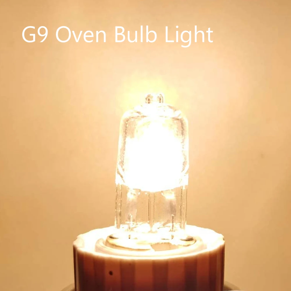 25W/40W/60W G9 10PCS Halogen Bulb Pin Bulb 220V Indoor Lighting Super Bright Warm White For Wall Lamps Clear Glass Chandeliers