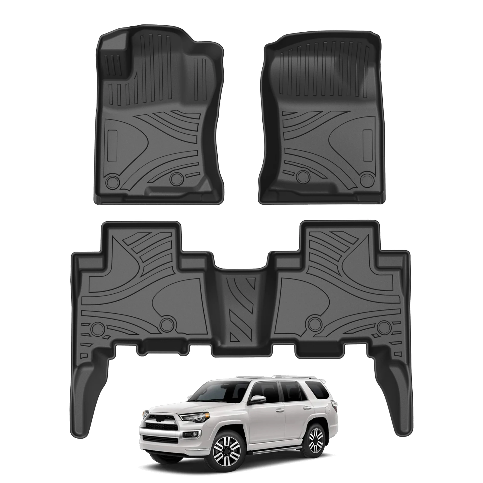 

for Toyota 4Runner 2013-2024 Lexus GX460 Trunk Backrest Pad TPE Car Floor Mats