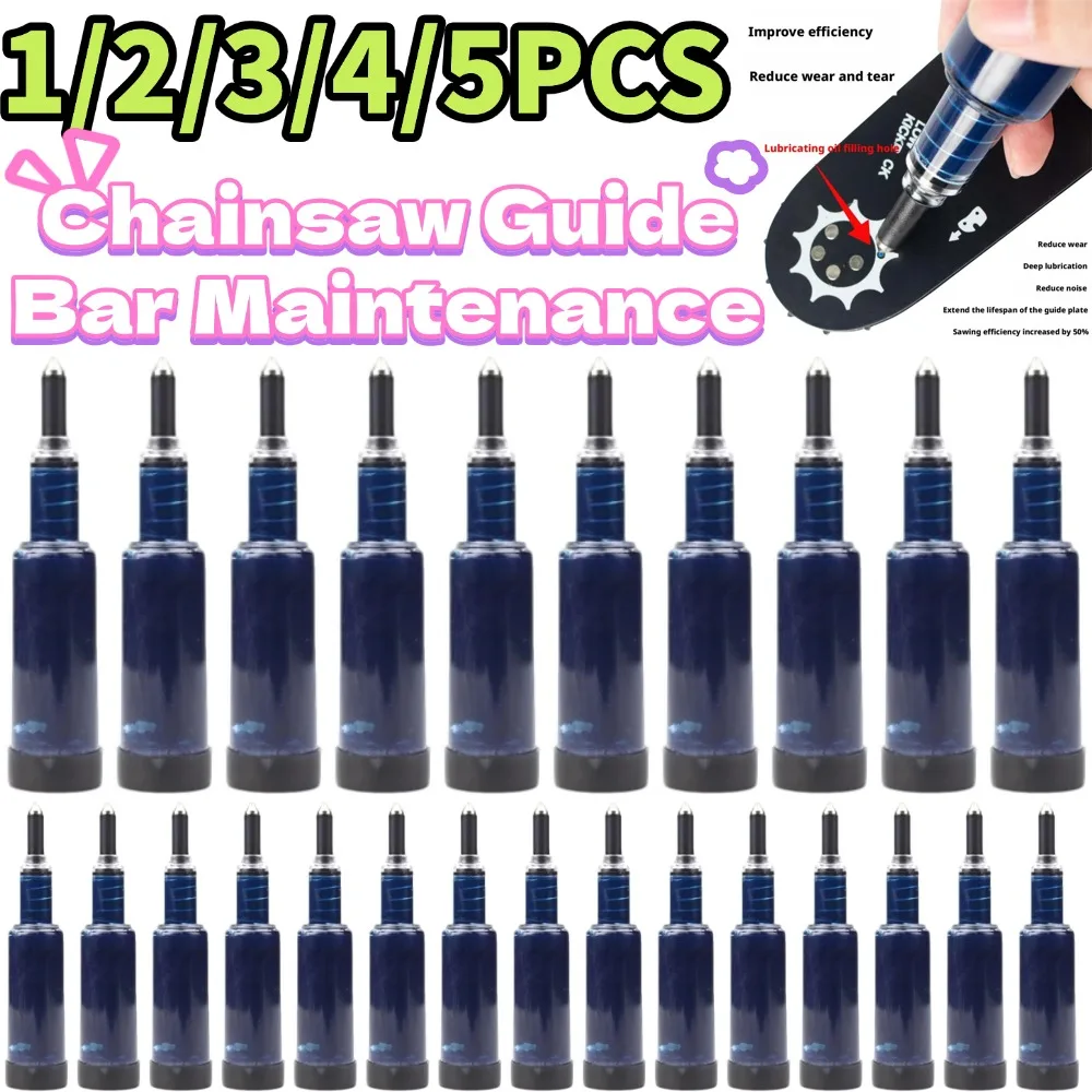 Grease Gun For Chainsaw Sprocket Nose Guide Bar, Chainsaw Guide Bar Maintenance, Chain Saw Guide Oiler Hand-Push Grease Oiler
