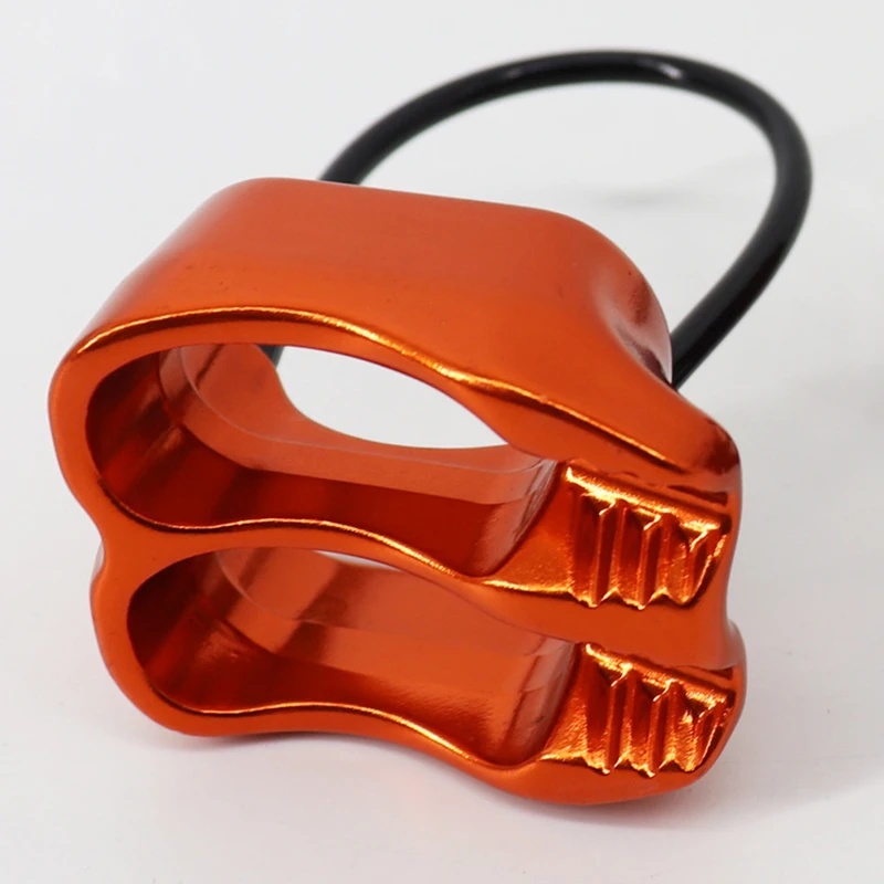 Outdoor ATC Descender Device - High-Rise Rappelling Protector For Rock Climbing, Canyoning, And Controlled Descent Gear