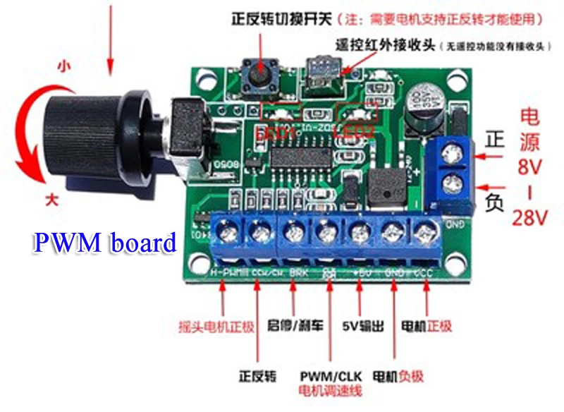 1rpm 44rpm DC12V 2430 Silent 370 three-stage brushless planetary reducer motor