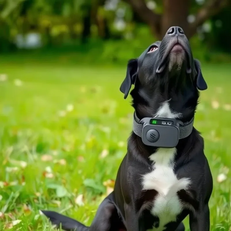 

Dog Barking Collar, Strong Vibration Modes Intelligent Barking Detection Rechargeable Waterproof IP67 for Middle and Large Dogs
