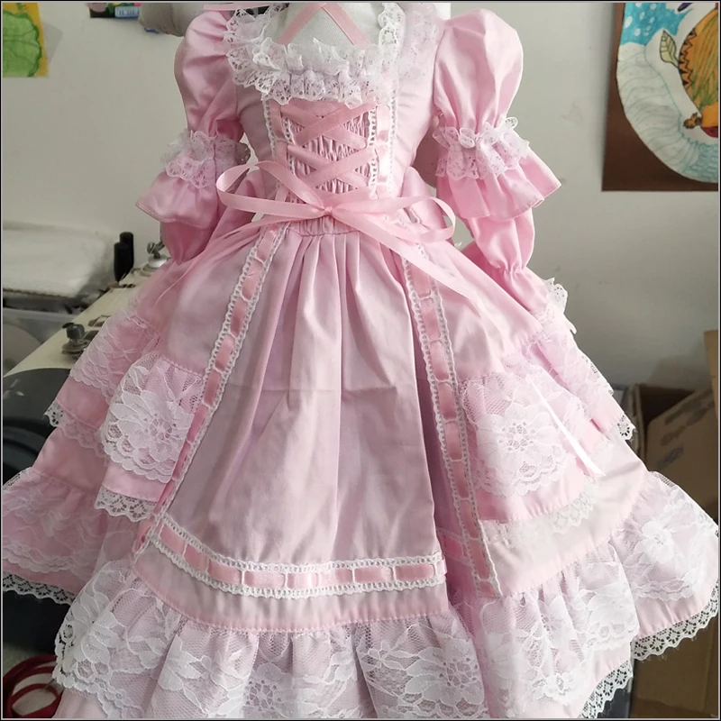 Custom BJD Doll Clothes 6 Colors Classic Dress 1/4 1/6 1/3 1/2 Elegant Princess Long Dress DD MSD YOSD Doll Accessories