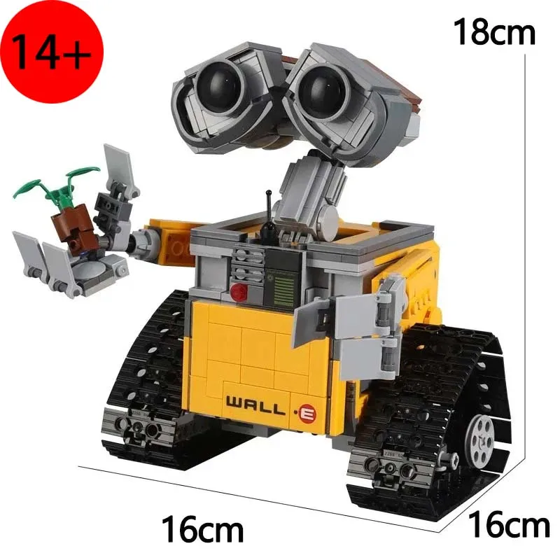 

Классический набор для сборки робота из строительных блоков, модель для сборки, развивающая STEM-игрушка, подарок для детей на вечеринку, украшение для дома, подарок для мальчиков и девочек
