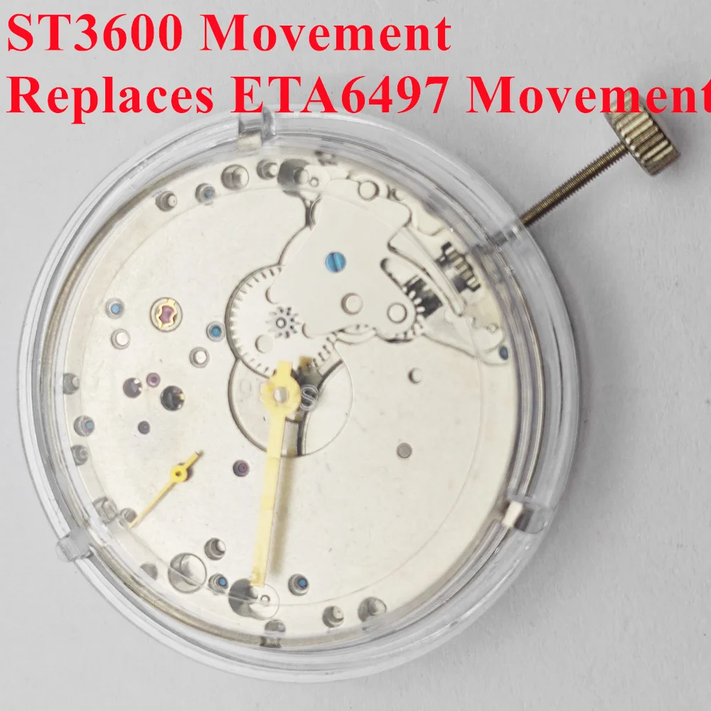 RICHUS ST3600 Mechanical Movement High Accuracy 17 Jewels Replace ETA 6497 Movement Watches Accessories Parts