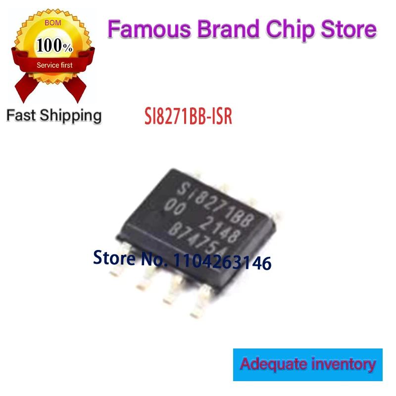

5pcs/Lot New original SI8271BB-ISR SI8271BB SI8271 Si8271BB SOP-8 in stock