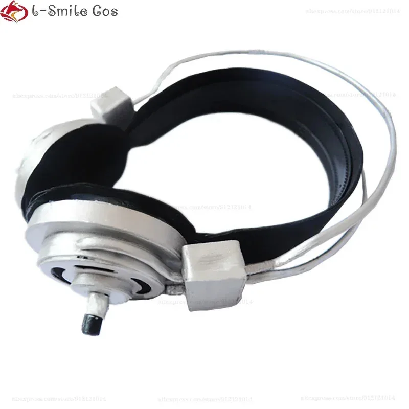 lili 12360cm Long Super Sonico Supersonico Pink Heat Resistant Synthetic Hair Anime Halloween Party Wigs With Toy Headset Headph