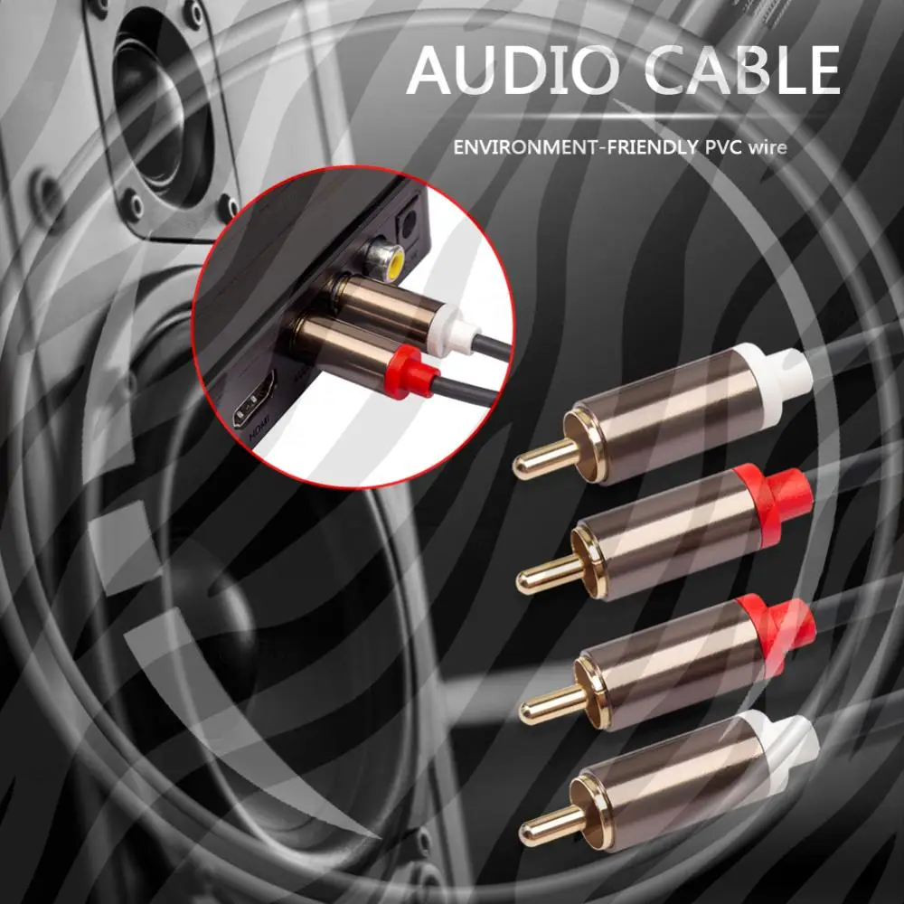 Premium Male to Male RCA Audio Cable