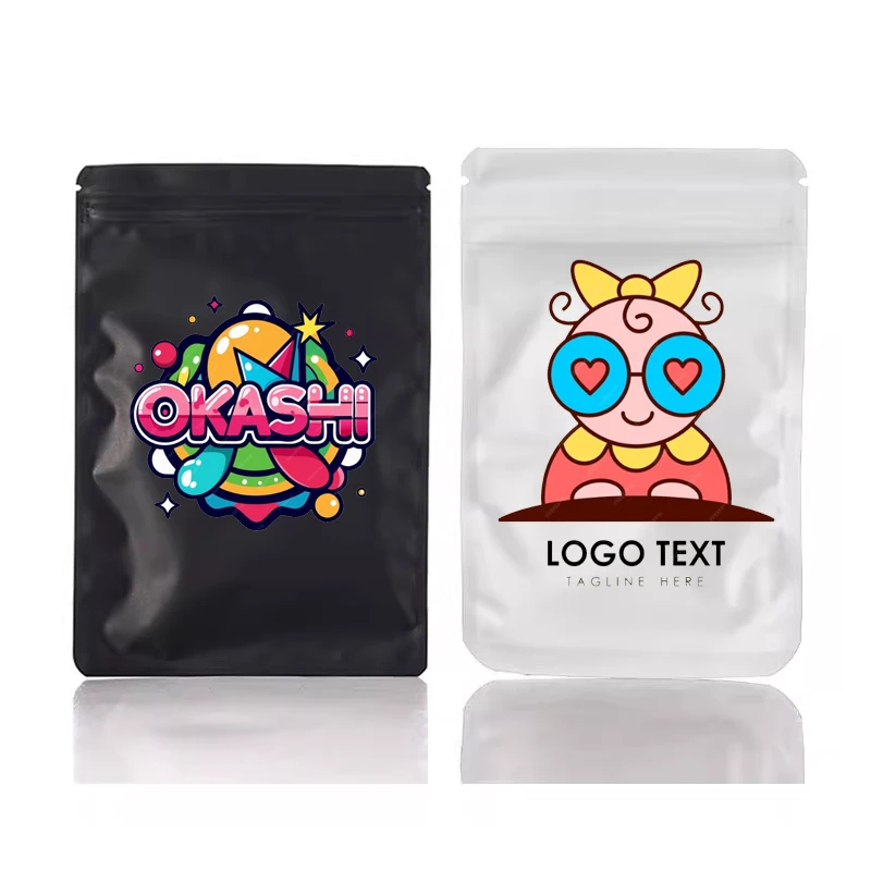 High Quality Customized Printed Aluminum Foil Zipper Bag With Moisture Proof Tea Sugar Nut Wedding Packaging Pouch Print Logo