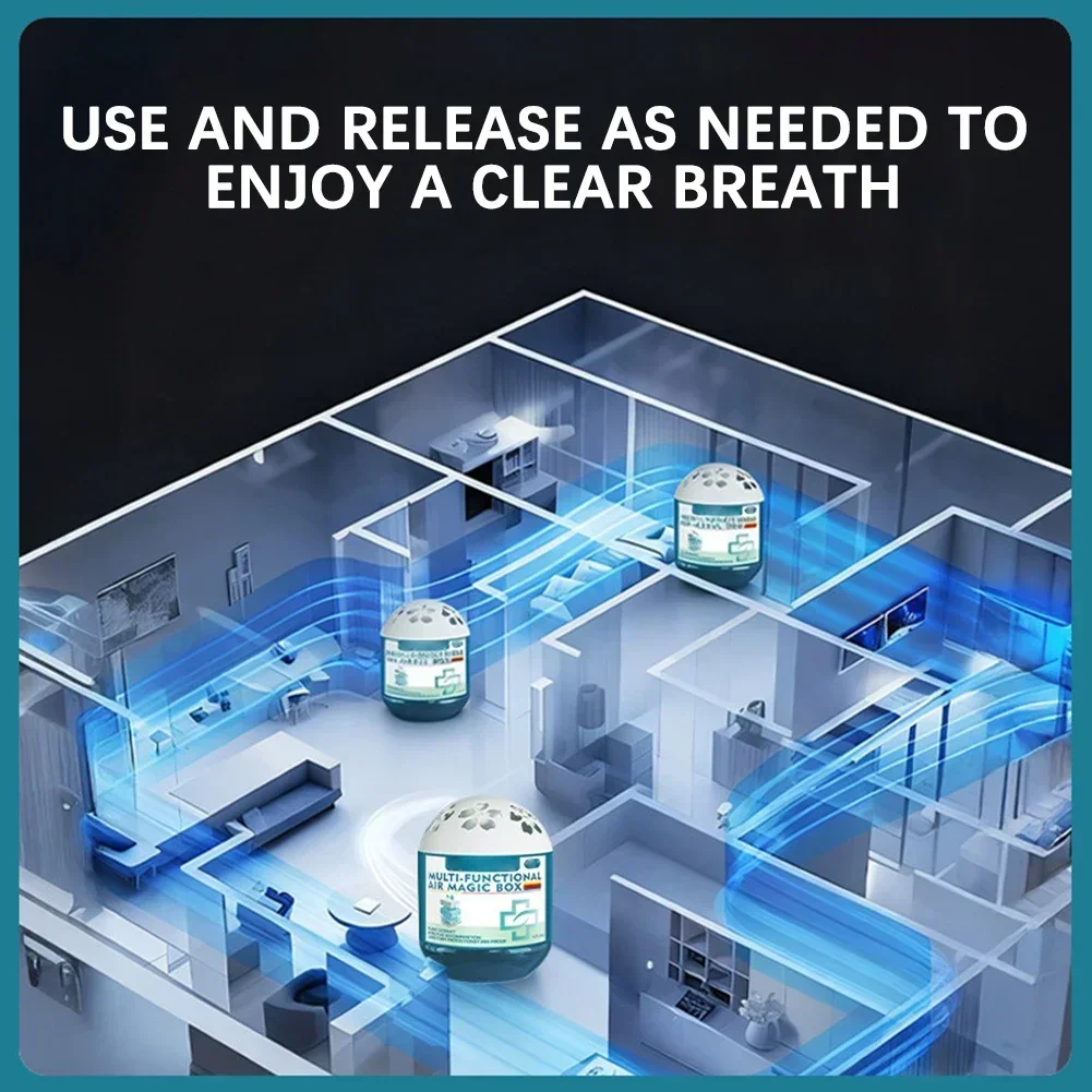 Air Magic Box Purifier - Multi Functional Dust Remover & Odor Eliminator, Strong Suction Air Cleaner for Long Lasting Freshness - view 4