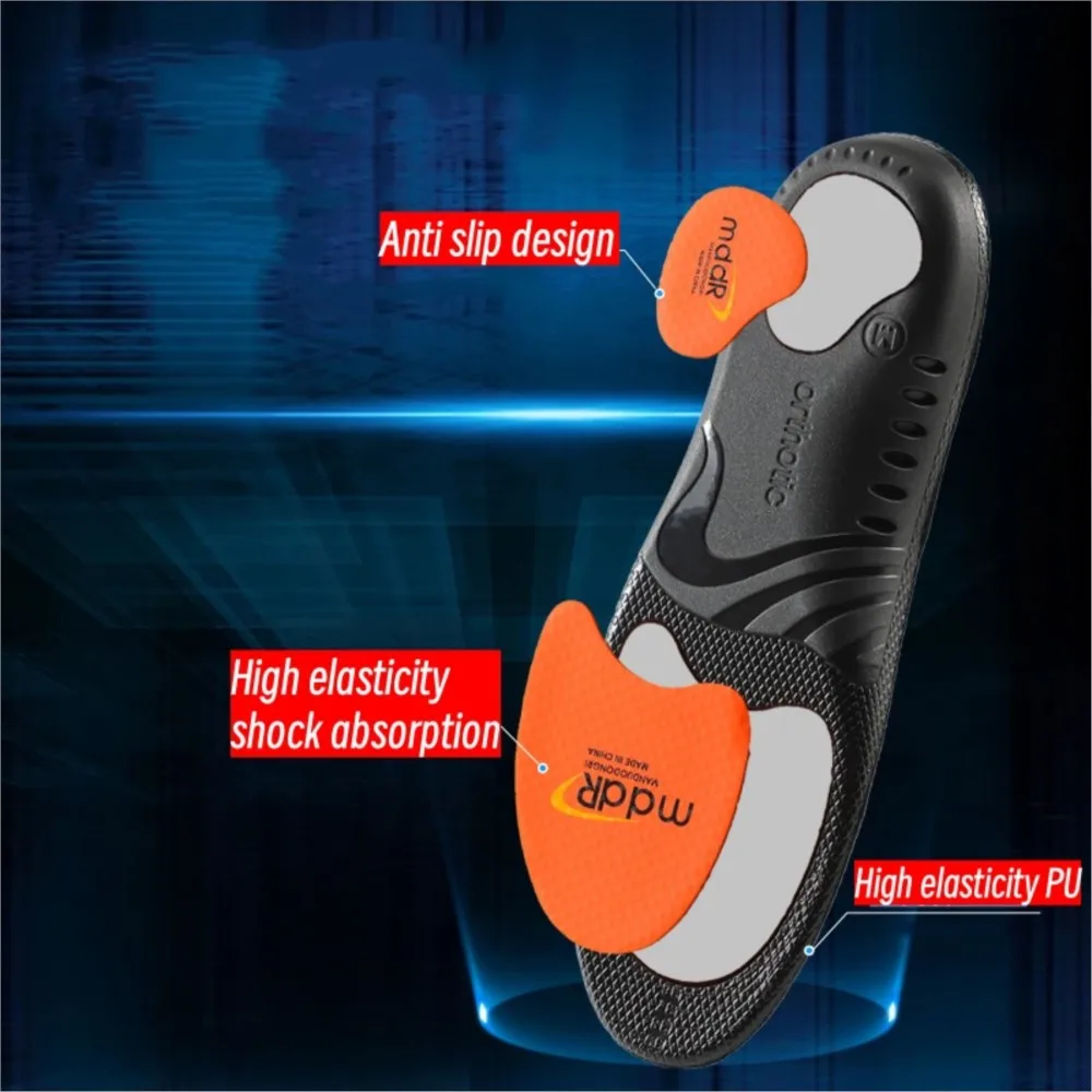 Graphene Orthopedic Sports Insoles Bacteriological Deodorant Perspiration Breathable Shock Absorption Arch Support Insoles Shoes