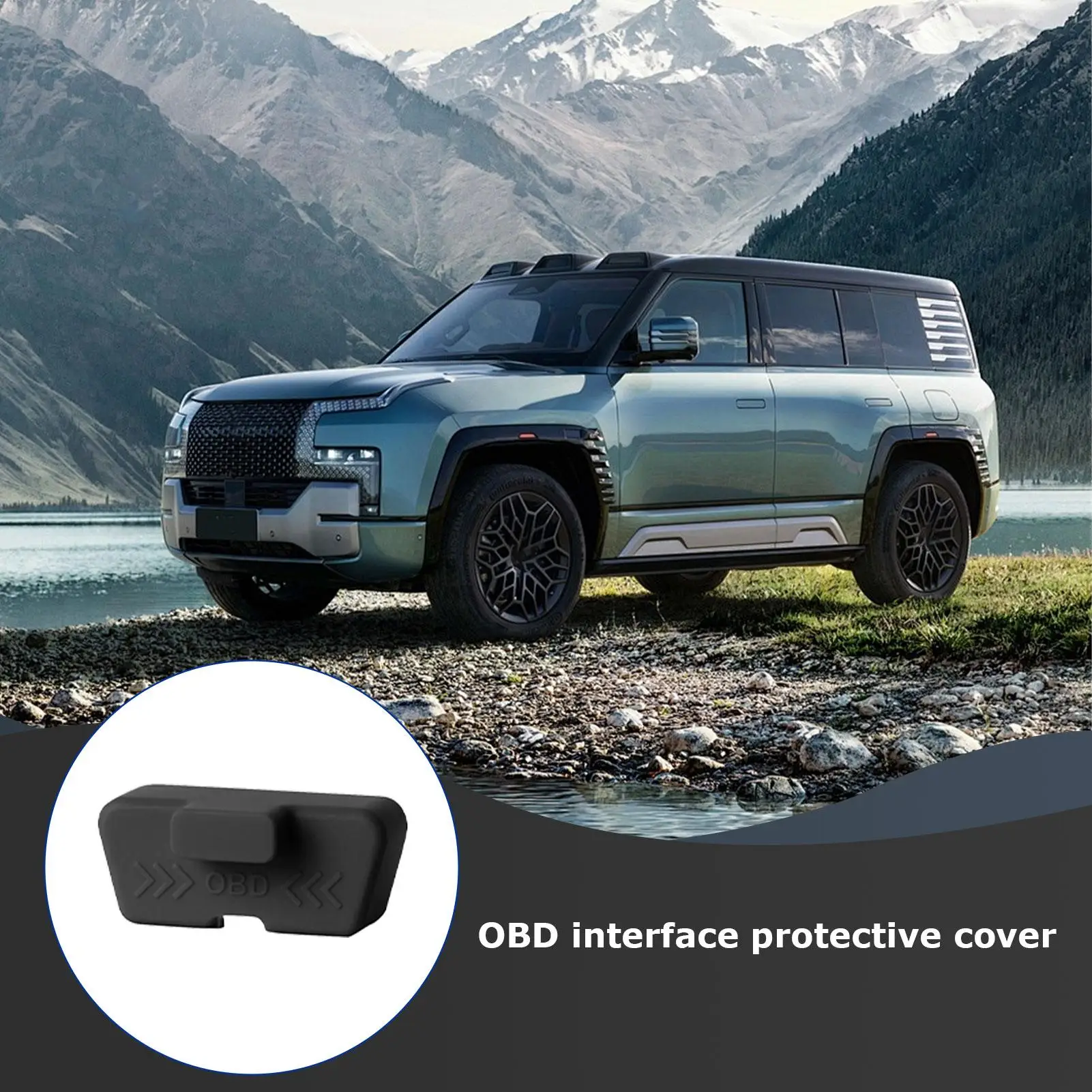 Obd Port Lock Anti Theft Protector Silicone Sleeve Protective Waterproof Vehicles Lid for Industrial Scientific Vehicle Repair