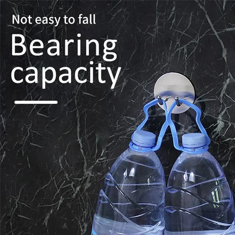 Practical-304 Stainless Steel Coffee Handle Bracket Hook Kitchen Punch-Free Storage Hook Bathroom Multi-Function Hook