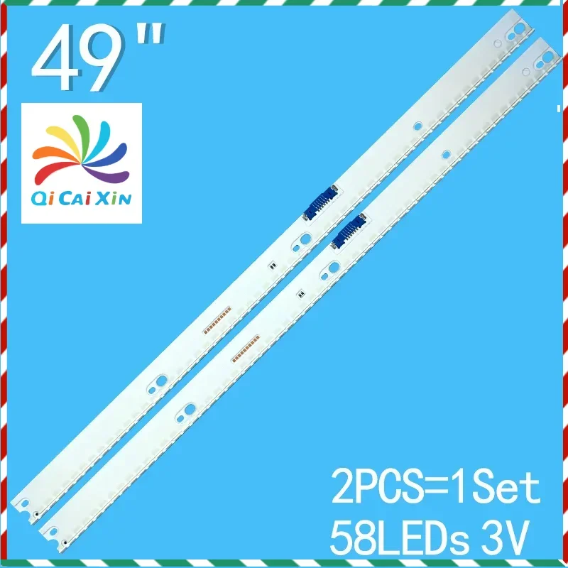 

LED bar for Samsung UA49KU7000W UE49MU6229U UE49KU6640 UE49KU6650 BN96-39880A 39882A 39671A 39672A 39674A 39673A UE49KU6650U