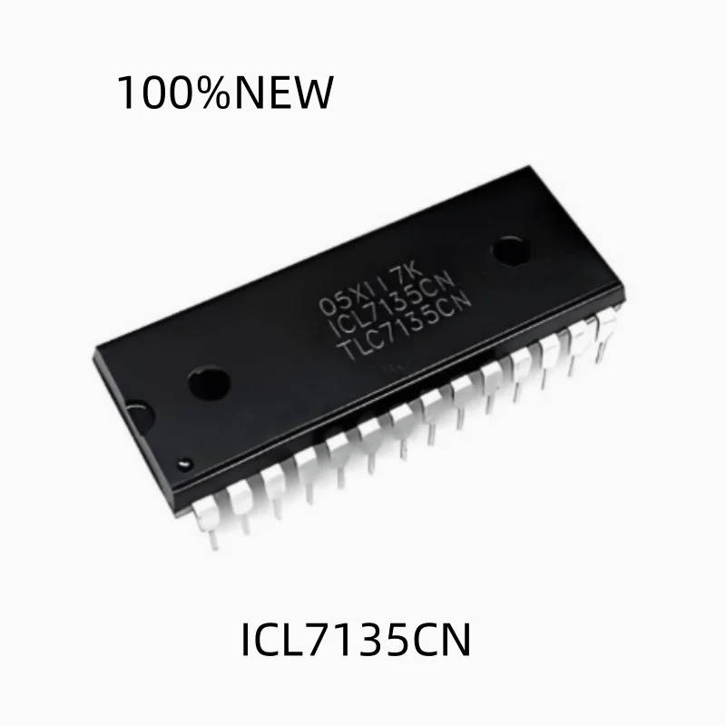 (5 Pieces) 100% New Icl7135Cn Tlc7135Cn Tlc7135 Dip-28 Direct Plug-In Analog-To-Digital Converter Chip Ic