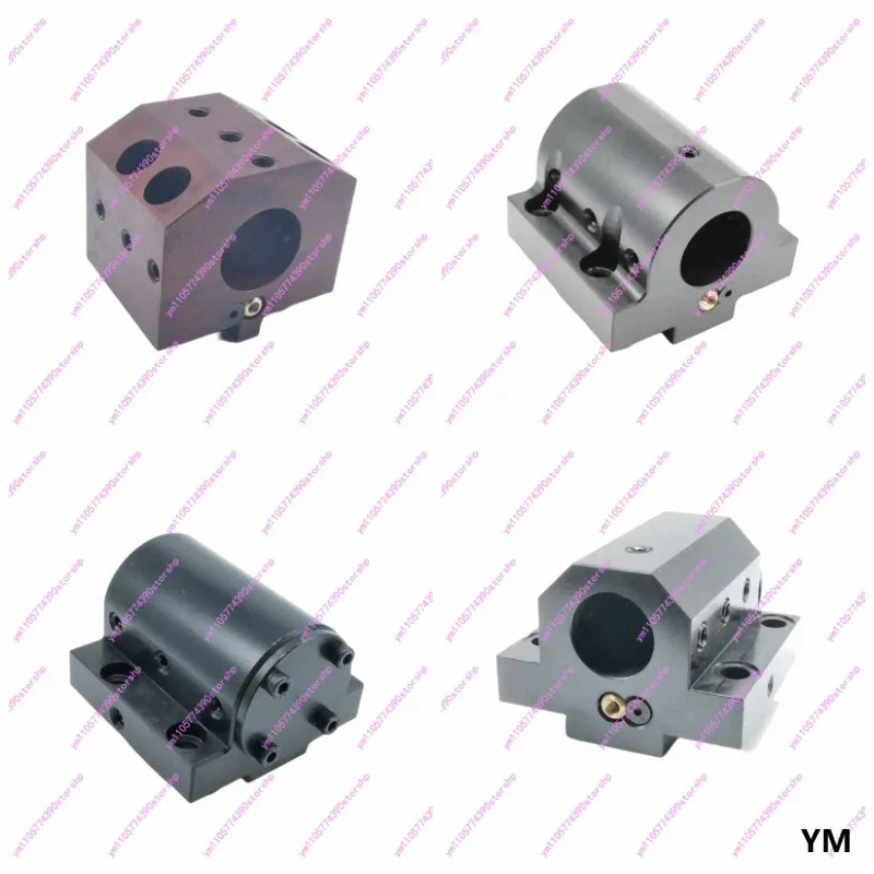 CNC Slant‑Bed Lathe Turret Tool‑Holder Inner‑Coolant Boring‑Tool‑Clamp For U‑Drill Facing‑Machining Turret‑Tool‑Seat