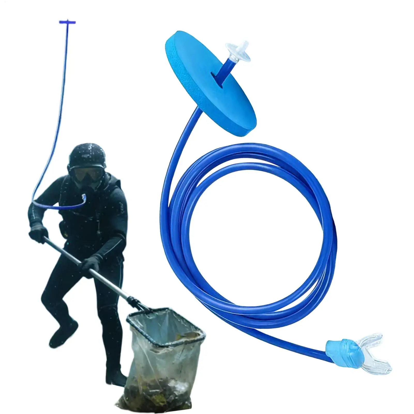 

Silicone Dry Respirator Ergonomic Silicone Portable Anti-Choking Snorkels Breathing Tube For Snorkeling Swimming Training Open