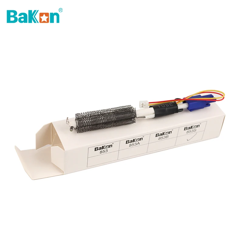 Bakon-Elemento De Aquecimento Para Retrabalho, Estação De Solda, Punho De Pistola De Ar Quente, Núcleo De Aquecimento, BK880, BK881, 110V, 220V,