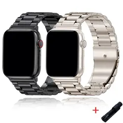 Apple Watch用ステンレススチールストラップ,超腕時計,iwatch 6,5se,3,44mm, 42mm, 40mm, 38mm, 49mm, 9mm, 8 7、45mm、41mm