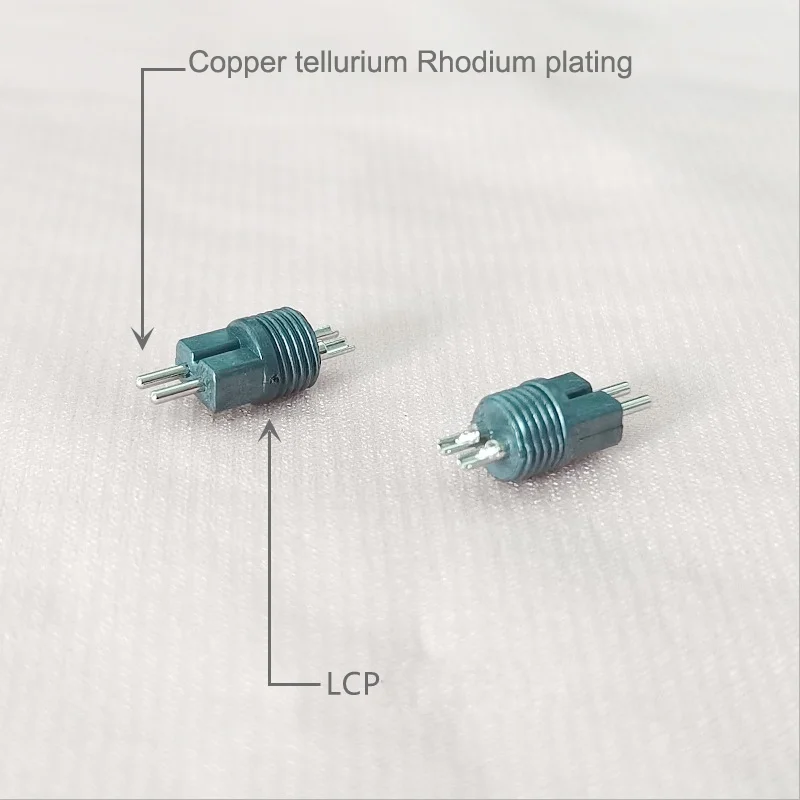 5/10 Pairs 0.78mm Pin Copper Tellurium Gold/Rhodium Plated LCP Thermostability 330 ℃ DIY Headphones Cable Terminal 0.78 Plug