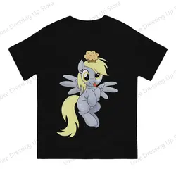 100% Cotton T-shirt Mlp t shirt men Derpy Muffins Hooves Summer Coolness Casual Short Sleeves S-6XL