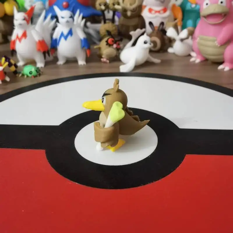 Anime Farfetch Proportion World 1:20 Diy 3D Printing Cartoon Action Figure Model Desktop Decoration Statue Children Birthday Toy - view 4
