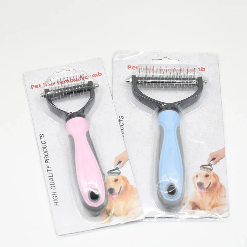 

Pet Cat Hair Removal Comb Brush Dog Grooming Shedding Tools Puppy Hair Shedding Trimmer Pet Fur Trimming Dematting Deshedd Combs