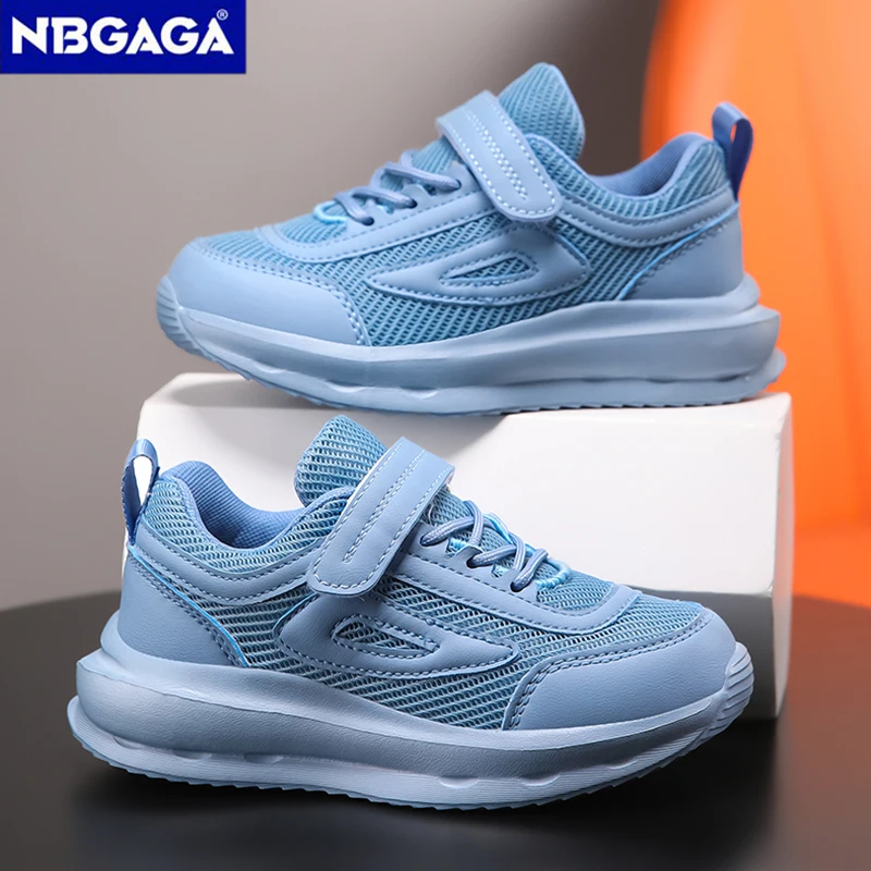 New Kids Breathable Sneakers Summer Lightweight Children Running Shoes Non-slip Casual Walking for Boy Girl Student Training