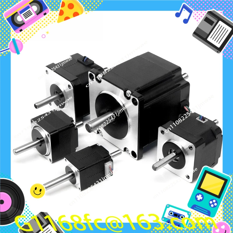 Two-axis Stepper Motor 2-phase 4-wire High Torque 15-950mn.m 5/8mm