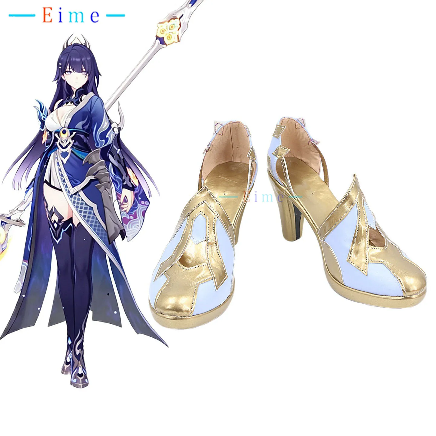 raiden-mei-golden-high-heels-game-honkai-impact-3-cosplay-shoes-halloween-boots-pu-leather-shoes-custom-made