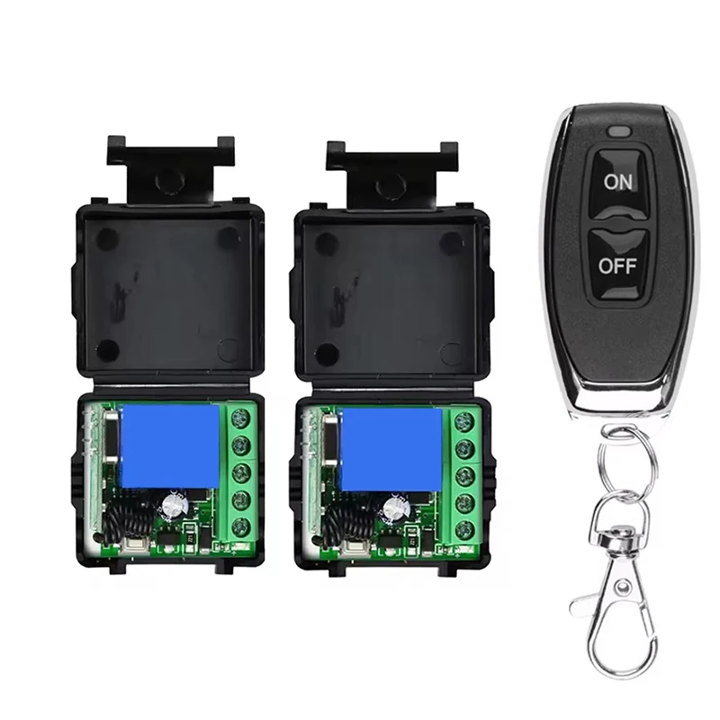 DC 12V 433Mhz RF Wireless Universal Gate Remote Control Switch DC 12V 10A Wireless Switch Receiver Module Daily Use Organizer