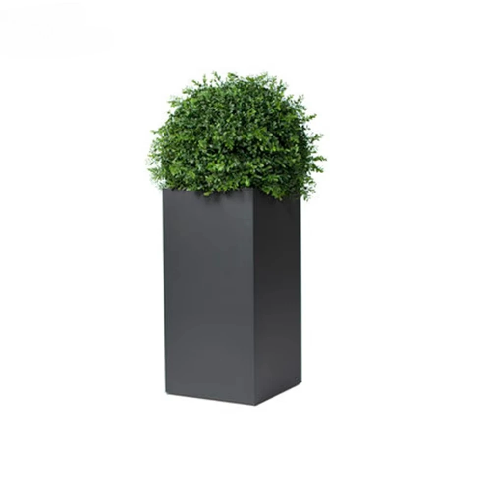 

Поднос для горшков с плавающей стеной, укороченные стальные металлические формы, большие для уличных умных коробков для цветов, левитирующий горшок для самополива растений