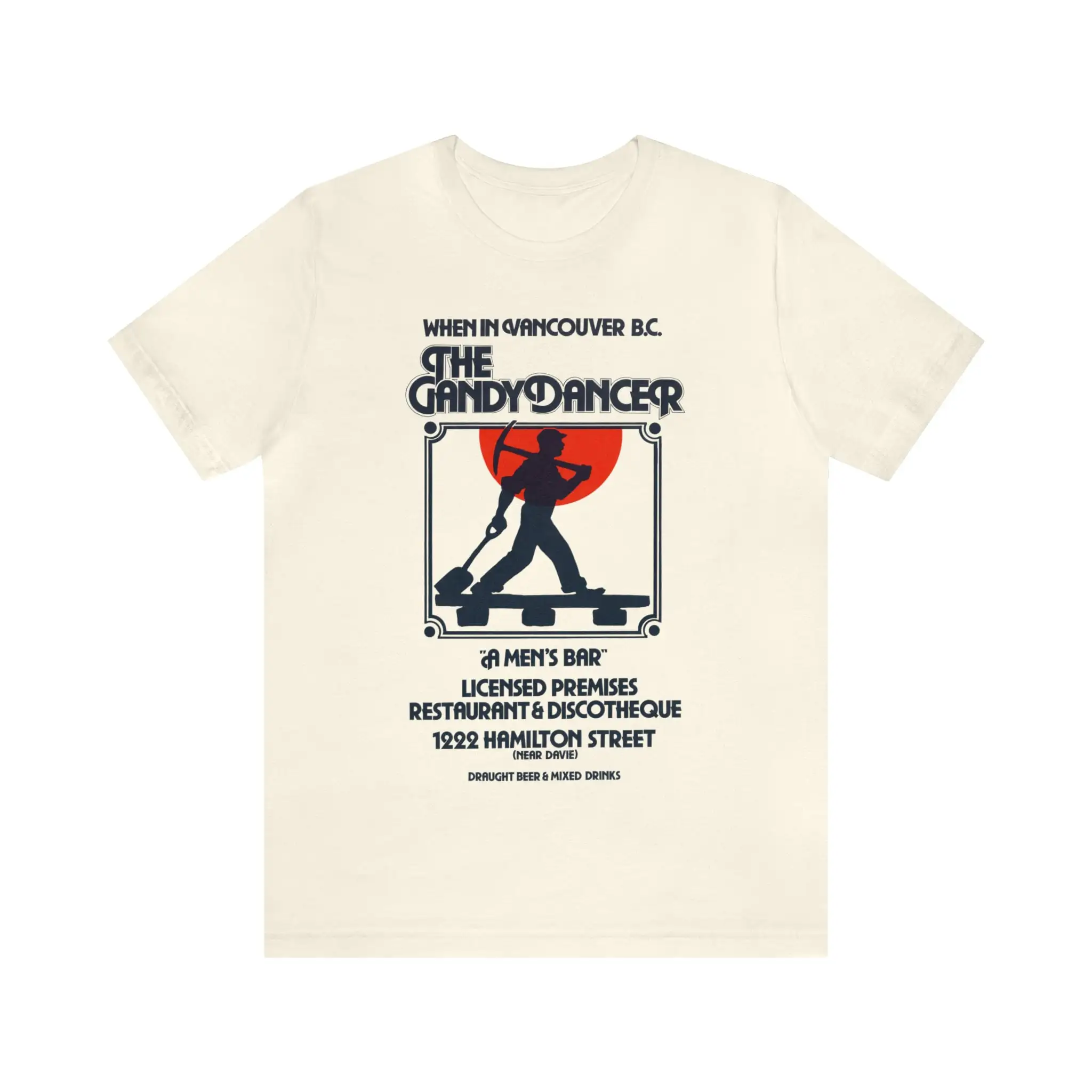 The Gandy Dancer Vancouver A Men's Bar Early 80's to 90's T shirt