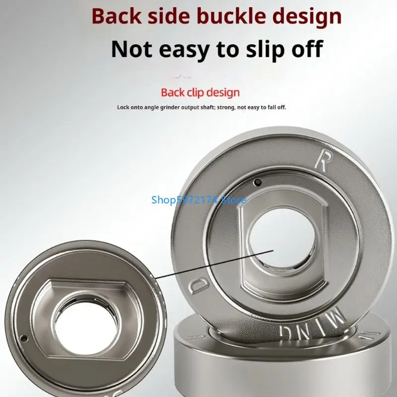 Y3NB Quick Install Flange Nut for Angled Grinder Cutting Tool Secure Locking Feature