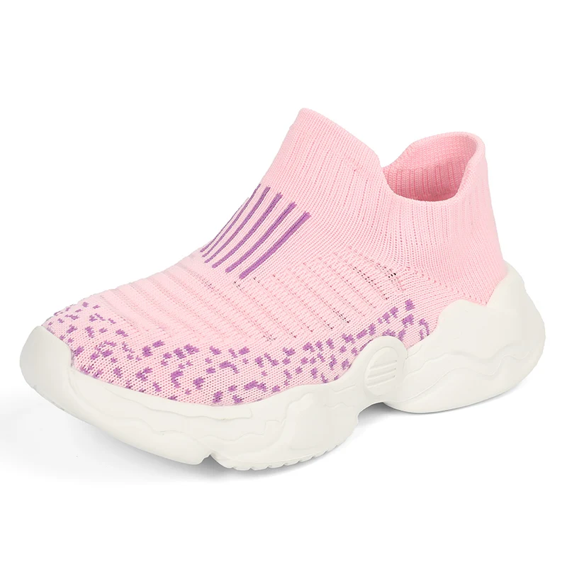 

Children's Sports Shoes Summer Mesh Breathable Girls' and Boys' Knitted Sports Shoes Soft Sole Lightweight Casual Running Shoes