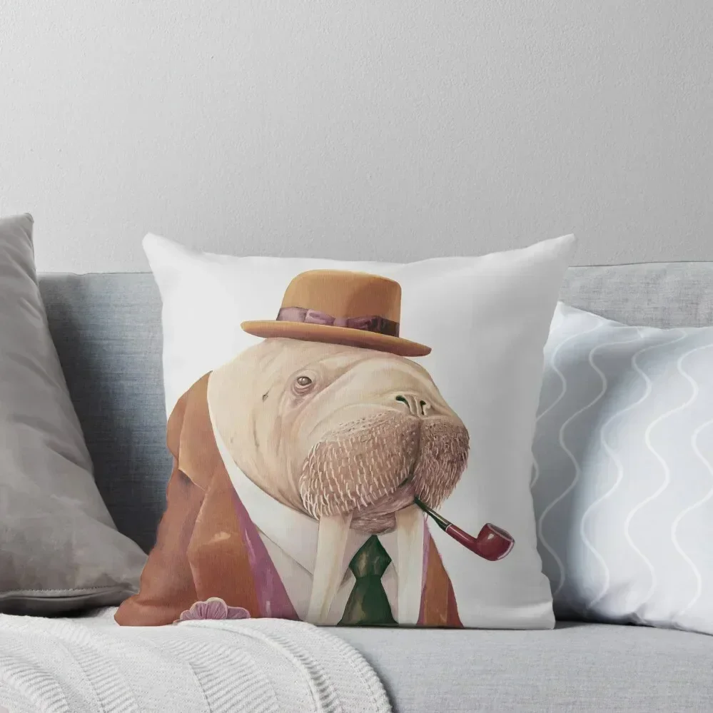 

Walrus Throw Pillow Bed pillowcases Decorative pillow case autumn decoration pillow