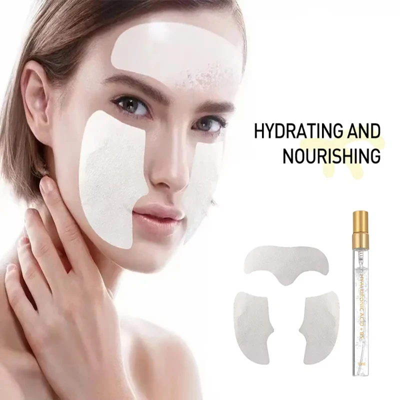 Collagen Soluble Mask Set Absorbable Anti-Wrinkle Anti-Aging Facial Lifting Firming Whitening Skin Care with Essence