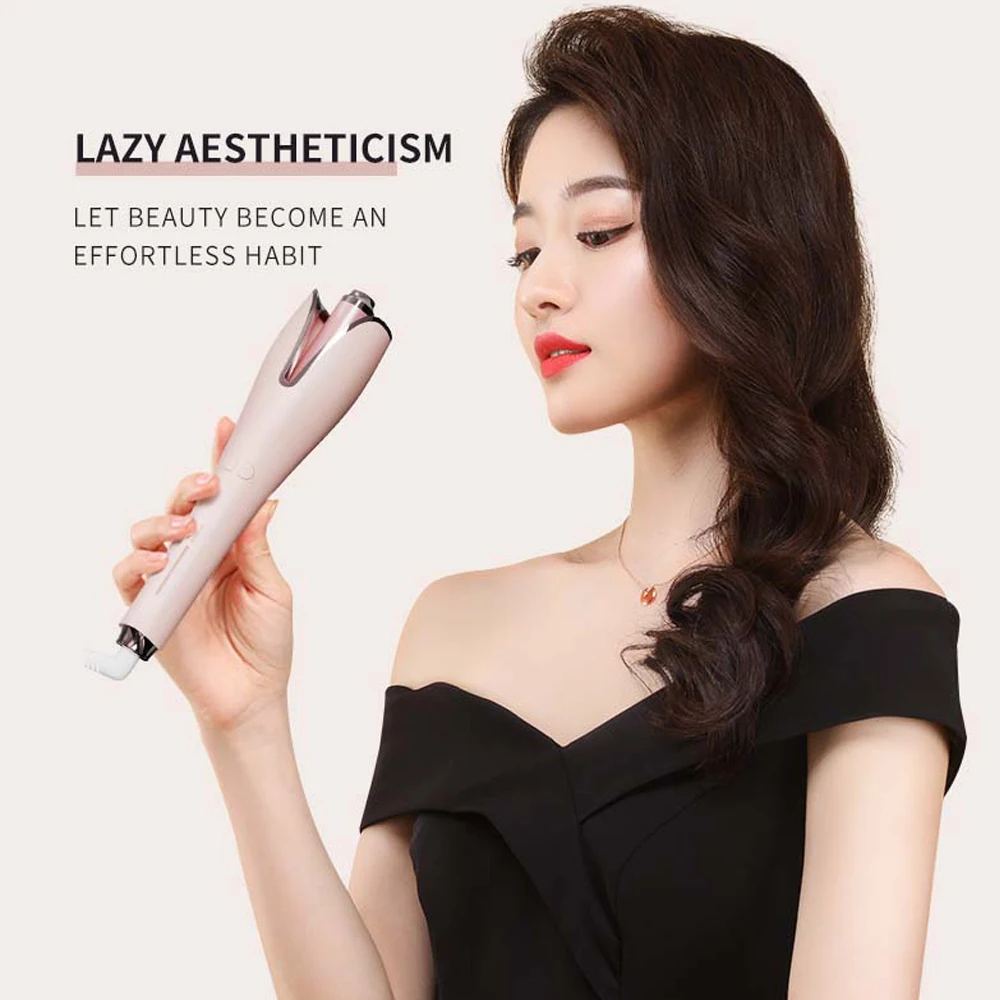 Автоматические керамические вращающиеся бигуди, профессиональные щипцы для завивки волос с ЖК-дисплеем, щипцы для завивки волос для всех типов волос, парикмахерская, бигуди